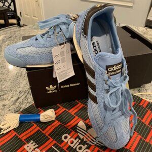 Adidas x Wales Bonner SL76 Men's Sneakers Ash Blue/Core Black/Ash Blue